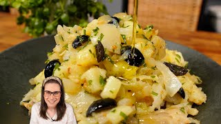 DELICIOSA SALADA DE BACALHAU COM BATATA [upl. by Descombes]