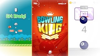 Bowling King Flappy Bird and Ketchapp Basketball with KDM [upl. by Serdna]