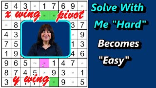 How to Solve a Hard Level Sudoku Puzzle with an XY Wing [upl. by Colley]