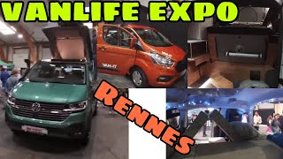 visite du salon vanlife expo à Rennes rencontre des lovicartribu et pleins de nouveauté😁😁 [upl. by Anisirhc823]