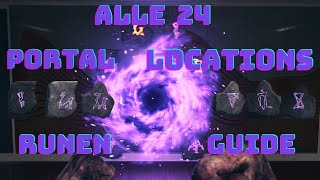 MWZ Alle 24 Portale und Runen Codes Guide [upl. by Atinehs]