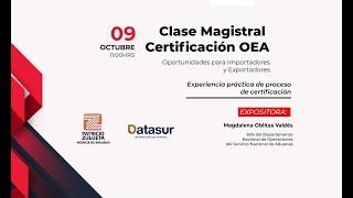 Clase Magistral Certificación OEA [upl. by Blim]