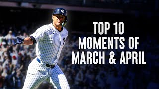 Top 10 Moments of MarchApril 2024  New York Yankees  Presented by TMobile [upl. by Nosreg]