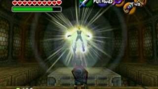 Legend of Zelda Ocarina of Time Walkthrough 14 710 quotGanons Castle GANONDORFquot [upl. by Linsk]