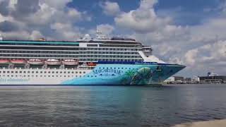 Margaritaville At Sea Islander  outbound the Port of Tampa [upl. by Eitsim]