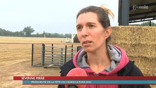 La fête de lagriculture se prépare à SaintGeorgesdePointindoux [upl. by Elletsirhc]