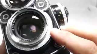 ★ROLLEIFLEX ローライフレックス 28F Xenotar クセノタール80mmF28 [upl. by Nonnahsal]