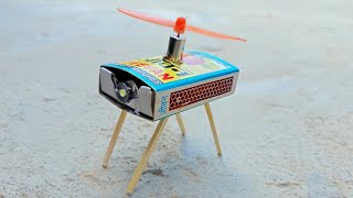 How To Make matchbox Drone and DC Motor l matchbox Drone kaise banaen [upl. by Eiltan]