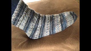 Socken im Spiralmuster stricken besonders für Strickanfänger  Einfach und schnell erklärt [upl. by Ttoile241]