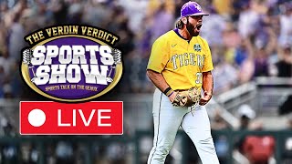 Should LSU Baseball PANIC  FB Recruiting NEWS Verdin Verdict LIVE [upl. by Airdnaxila885]