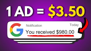 Get Paid 980 🤑 Watching Google Ads  Make Money Online [upl. by Gavriella547]