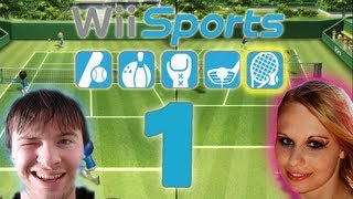 Wii SPORTS 🏆 1 Tennis Missionen amp Multiplayer Match [upl. by Araas]