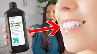 Can Hydrogen Peroxide ACTUALLY Whiten Your Teeth [upl. by Llieno]