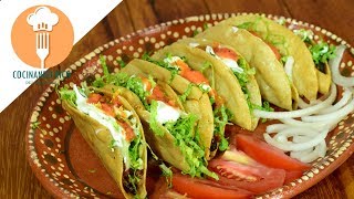 Tacos Dorados de Carne Molida [upl. by Anilehcim]