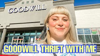 Come Thrifting with me at GOODWILL 2022  Colorful Try on Thrift Haul [upl. by Jillie]