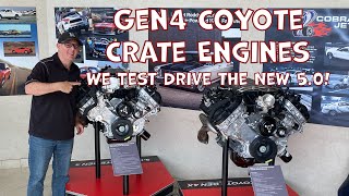 We Drive the New Gen4 Coyote Crate Engine from Ford Performance Dual or Single Throttle Body [upl. by Neevan]