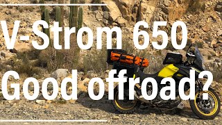 Is the VStrom 650 good offroad Traveling the world with a VStrom 650 and my offroad experience [upl. by Hueston520]