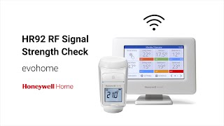 RF Signal Strength Check on evohome [upl. by Lorrimer714]