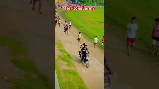 Territorial army bharti running competition reels short video ta army bharti running competition⚔️ [upl. by Atinad]