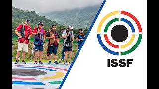 Trap Men Final  2018 ISSF World Championship in all events in Changwon KOR [upl. by Novej]