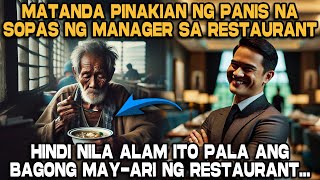 Matanda Pinakain ng Panis na Sopas ng Manager sa Restaurant Pero [upl. by Ahsiel]