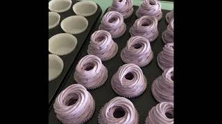 How to make Ube Brazo de Mercedes Cupcakes [upl. by Chisholm661]