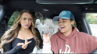 VAPE PRANK ON GIRLFRIEND BAD IDEA [upl. by Solracsiul]