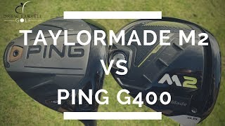 Taylormade M2 Vs Ping G400 Driver Review  Drew Farrell Golf [upl. by Refinne]