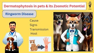 Dermatophytosis  A Pet Zoonotic Disease Dogs amp Humans Ringworm zoonotic potential [upl. by Castor]