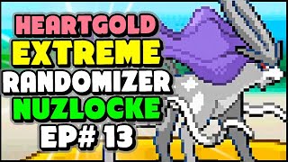 SHADOW SUICUNE  Pokemon HeartGold EXTREME Randomizer Nuzlocke Episode 13 [upl. by Yntruoc]