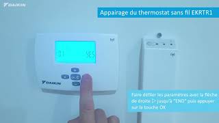 Appairage du thermostat sans fil EKRTR1 [upl. by Aztiram432]