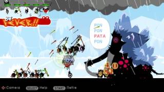 Patapon 2  Mission 16  Defeat Frozen Ancient Life Form Manboth [upl. by Ingra]