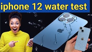 iPhone 12 water Test😇😱😱 Shocking Results Will Survive 😂 iPhone Under water👀 [upl. by Montana371]