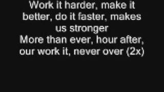 Harder Better Faster Stronger Lyrics Daft Punk [upl. by De Witt]