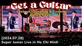 𝟐𝐊 20240728 🎶 𝐆𝐞𝐭 𝐚 𝐆𝐮𝐢𝐭𝐚𝐫 Dance Cover 🎸 Super Junior SSS Half Time in Ho Chi Minh 🇻🇳 [upl. by Ttehc708]