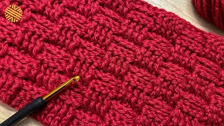 The Most FAMOUS amp EASY Crochet Pattern for BEGINNERS ❤️ BEAUTIFUL Crochet Stitch for Baby Blankets [upl. by Yleek930]