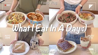 ENG What I Eat In A Day  Healthy and simple meal ideas  Baking bagels 🥯 [upl. by Walters]