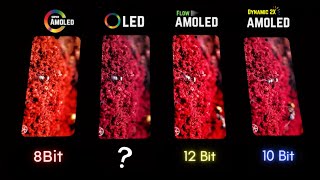 Super AMOLED vs OLED vs Flow OLED vs Dynamic AMOLED 2X  Display Test [upl. by Ymaral]