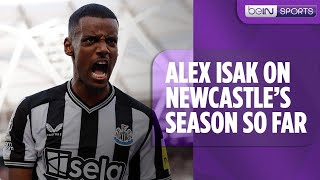 Alexander Isak on Newcastles season so far [upl. by Murage]