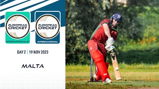 🔴 ECIW amp ECI Malta 2023  Day 2  T10 Live International Cricket  European Cricket [upl. by Ardnauq]