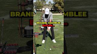 Brandel Chamblee made huge improvements in his golf swing during our session the other day shorts [upl. by Ardnahc]