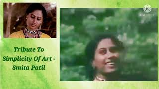 Mee Raat Takli Marathi Lyrical Video  A Tribute To Actress Smita Patil On Her Birth Anniversary 💐💐 [upl. by Arema]