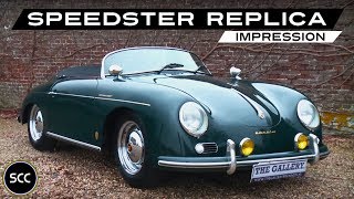 PORSCHE 356 VINTAGE SPEEDSTER Cabriolet Replica Recreation 1966  Modest test drive  SCC TV [upl. by Htebasyle]