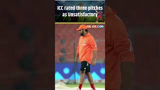 Cricket ICC found three pitches to be ‘unsatisfactory’ at the T20 World Cup ytshorts [upl. by Atteuqehs]