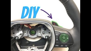 HOW to install STEERING wheel SHIFT paddle 🛠 [upl. by Octavus]