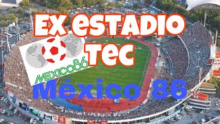 Visitando el ex estadio tecnológico sede del mundial México 86 816 [upl. by Dorella]