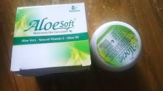 Alosoft cream full review in Best moisturizer for dry and sensitive skin aloesoft moiturising cream [upl. by Nuaj495]