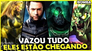 BOMBA VAZA TUDO QUE VAI ROLAR NA PROXIMA FASE DA MARVEL [upl. by Cirted]