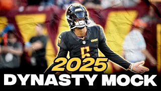 A 2025 Dynasty Football StartUp Mock Draft  Team Reviews [upl. by Amyas37]