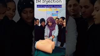 IM injection  ANM  GNM  Bsc Nursing Students Life shorts [upl. by Aciretahs]